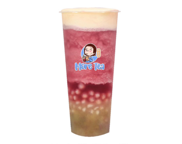 芝士葡萄奶葐 –  Cheese Grape Tea (L)