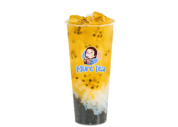 香果双响炮 – Two Toppings Passion Tea (L)