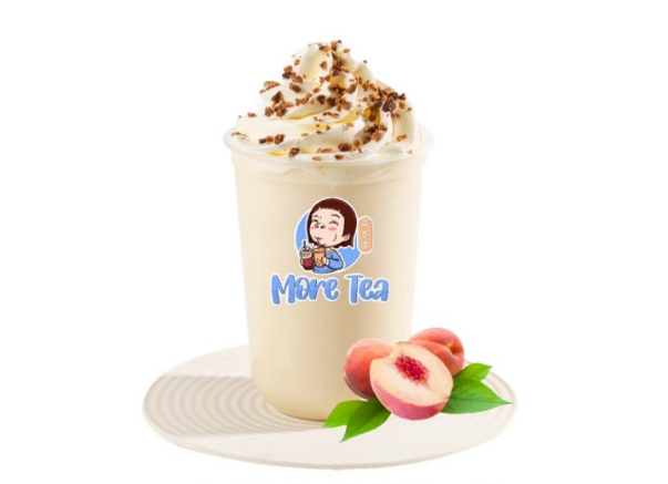 白桃鸟龙鲜奶茶 – White Peach Fresh  Milk Tea (L)