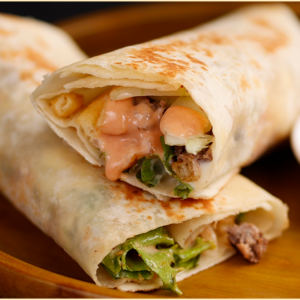 Beef Burger Rollအမဲသား ဘာဂါလိပ်