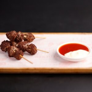 Fried Beef Ballအမဲသားလုံးတုတ်ထိုး