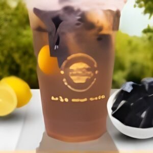 Grass Jelly Lemontea လီမွန်တီးကျောက်ကျော