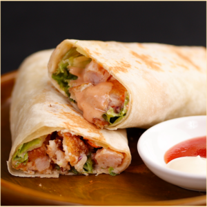 Prawn Burger Rollပုစွန် ဘာဂါလိပ်