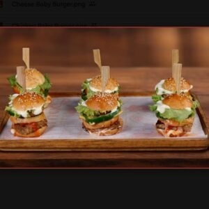 Spicy Chicken Baby Burgerကြက်သားအစပ် ဘေဘီ ဘာဂါ