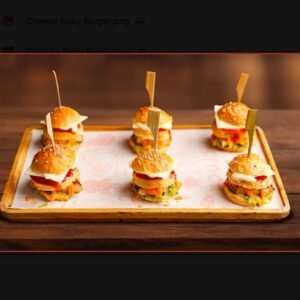 BBQ Chicken Baby Burgerကြက်ကင် ဘေဘီ ဘာဂါ