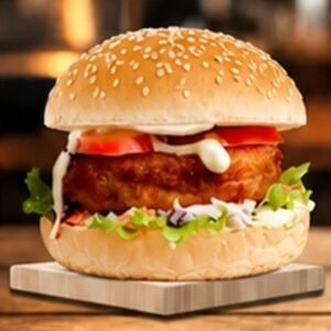 Original Prawn Burger (Medium)မူလပုစွန် မီဒီယမ်ဘာဂါ