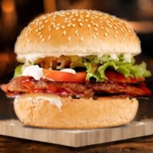 Original Spicy Chicken Burger (Medium)မူလကြက်သားအစပ် မီဒီယမ်ဘာဂါ