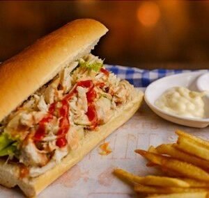 Luxury Chicken Ball Vietnam Breadလပ်ရှ်ရှီ ကြက်သားမျှင် ဗီယက်နမ် ပေါင်မုန့်