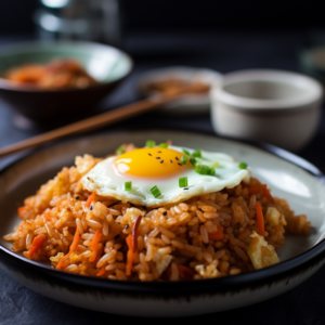 Kimchi Fried Rice (Chicken,Pork,Beef)  Kimchi Fried Rice (Prawn) – 泡菜炒飯（雞肉，豬肉，牛肉） 泡菜炒飯)